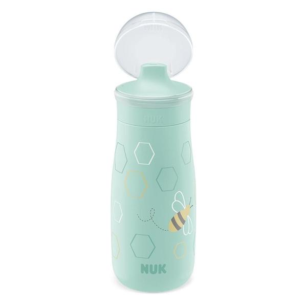 Garrafinha Infantil Mini-Me 300Ml Abelha Verde - Nuk Imagem de Garrafinha Infantil Mini-Me 300Ml Abelha Verde - Nuk