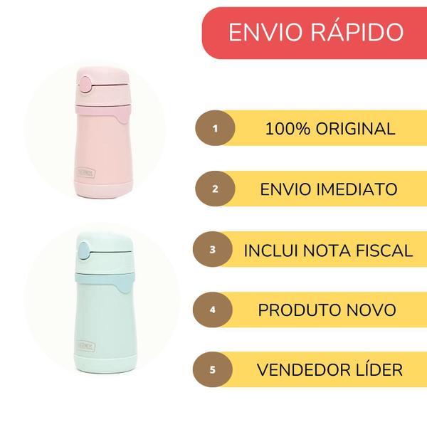 Imagem de Garrafinha Infantil Térmica 290Ml E Copo Transição 210Ml