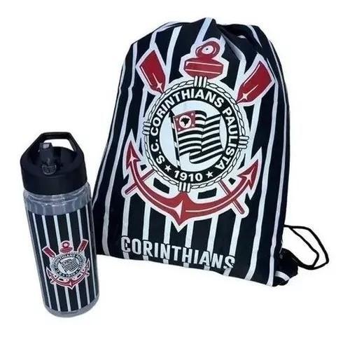 Imagem de Garrafinha+ Mochila  Academia ,futebol Corinthians