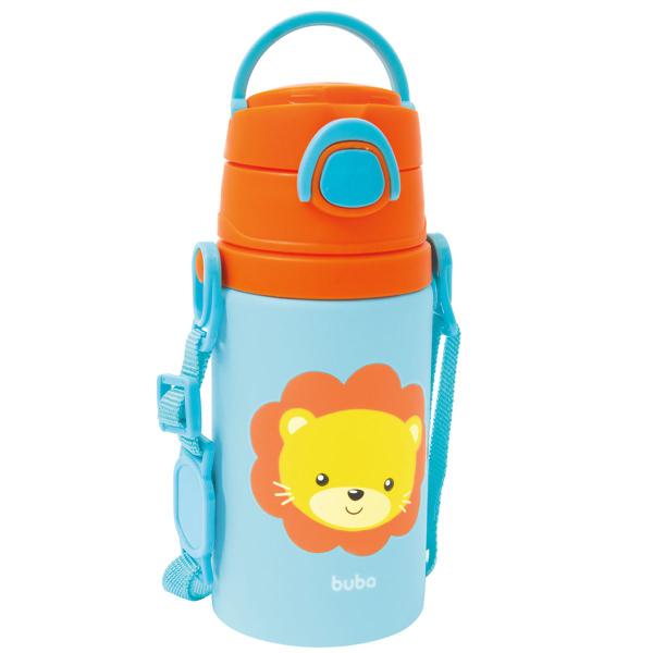 Imagem de Garrafinha Squeeze Copo Infantil Escolar Aluminio Animal Fun