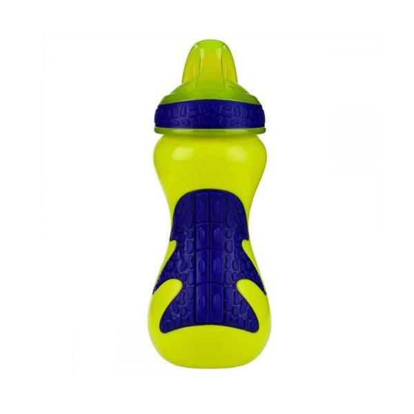 Imagem de Garrafinha Squeeze Gator Grip com Canudo Flip-it 450ml Nuby