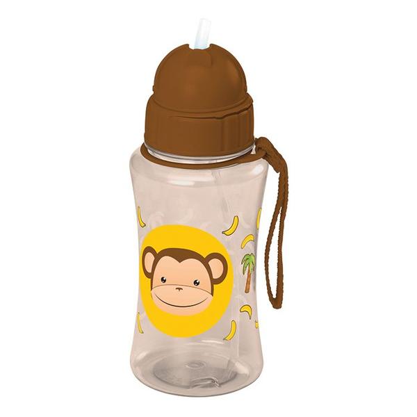 Imagem de Garrafinha Squeeze Plástico Macaco 400Ml Art House