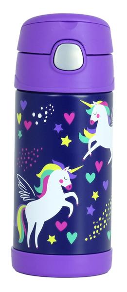 Imagem de Garrafinha Térmica Infantil Thermos 355Ml Unicórnio Alado