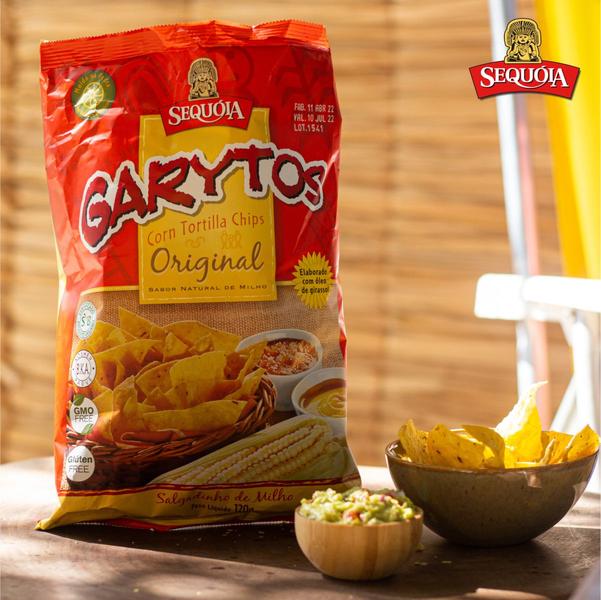 Imagem de Garytos Tortilla Chips Salgadinho de Milho 120g - 06 unidades