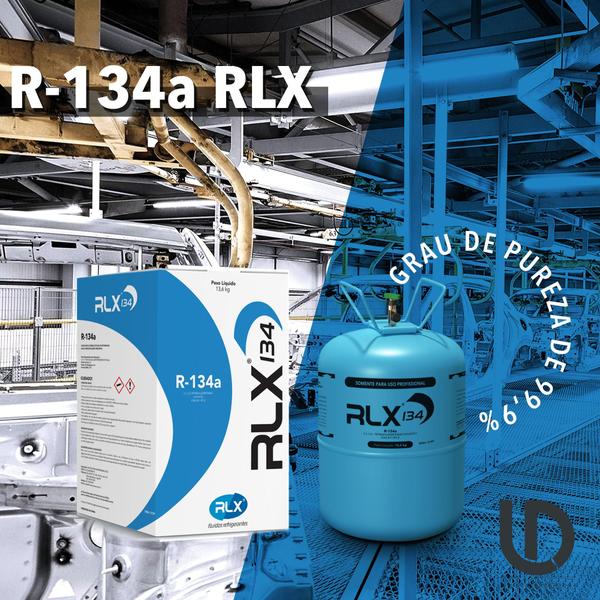 Imagem de Gás Refrigerant R134a Ar Condicionado Automotivo Botija Rlx