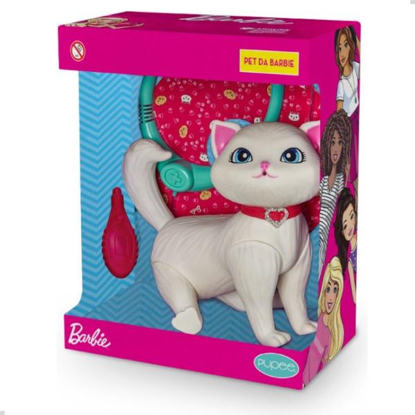 Imagem de Gata Da Barbie Veterinária Gatinha Blissa 24cm 4 Acessórios