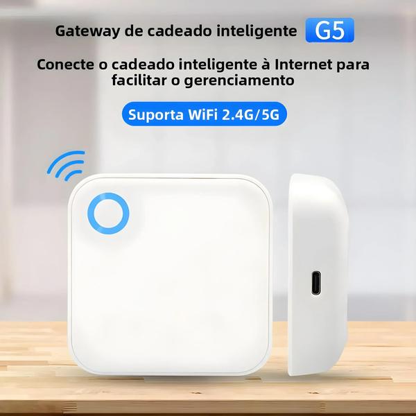 Gateway WIFI TTLOCK G5 2.4G 5G Bluetooth Mesh Para Fechaduras