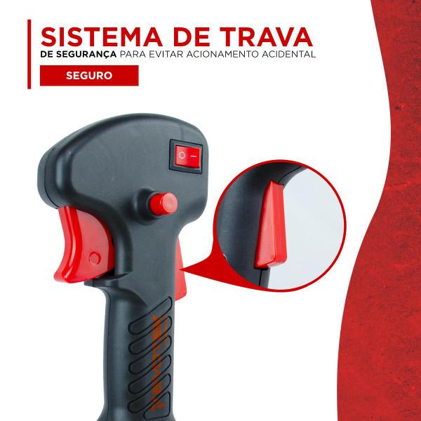 Imagem de Gatilho Acelerador Completo Para Roçadeira Tubo 19mm 26/52cc