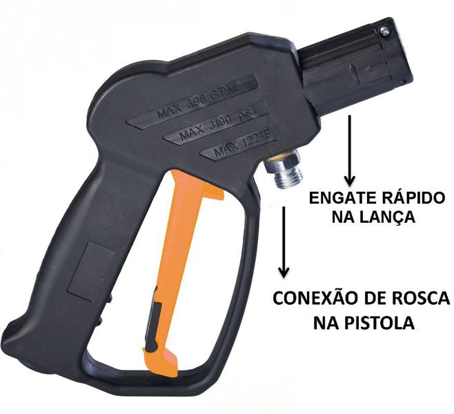 Imagem de Gatilho Pistola Wap Valente Tipo B Sem Lança Original Lavadora Alta Pressão