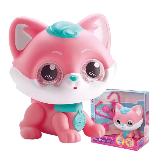 Imagem de Gatinho Rainbow Pets Dodói Gato Pet Vinil Bambola