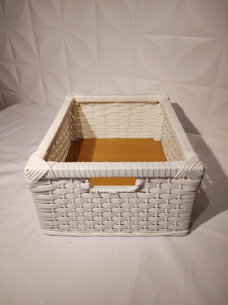 gaveta caixa organizadora sem tampa porta objetos para closet banheiros fibra sintético 25x29x15 - baeart minas artesanatos Imagem de gaveta caixa organizadora sem tampa porta objetos para closet banheiros fibra sintético 25x29x15