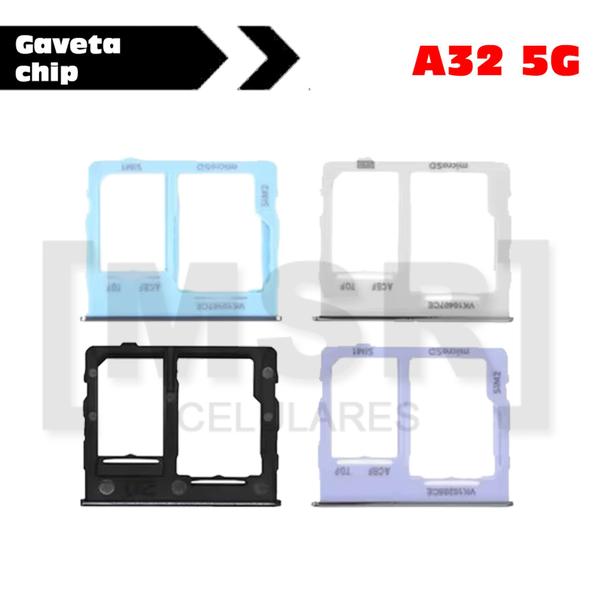 Imagem de Gaveta chip celular SAMSUNG modelo A32 5G