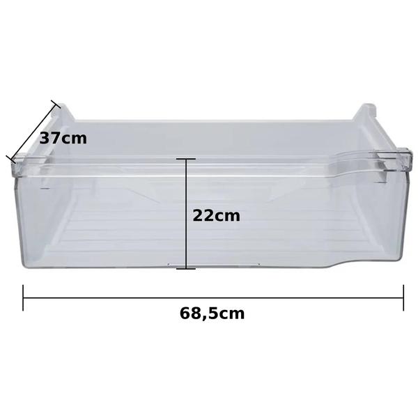 Gaveta do Freezer Geladeira Electrolux DM86X DM84X DM83X - Gaveta