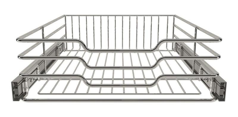 Imagem de Gaveta Fruteira Deslizante Cromada 570x110x450mm 8354 Jomer