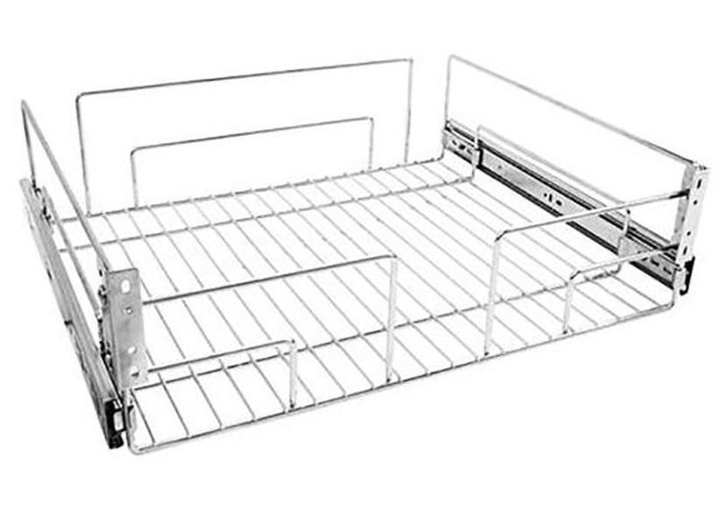 Imagem de Gaveta Maxi Multi-Trilhos Cromada 8373 (Módulo 600 Mm)