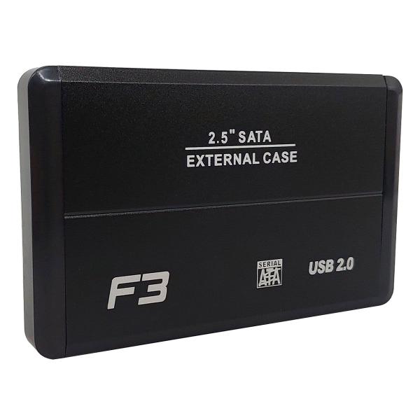 Imagem de Gaveta Para HD 2.5" F3, USB 2.0, Preto - CS-U2