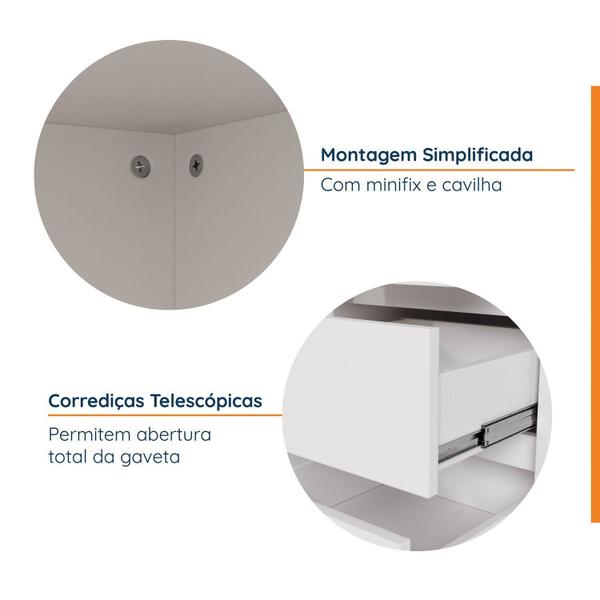 Imagem de Gaveteiro Modular com Rodizio Ficus CabeCasa MadeiraMadeira