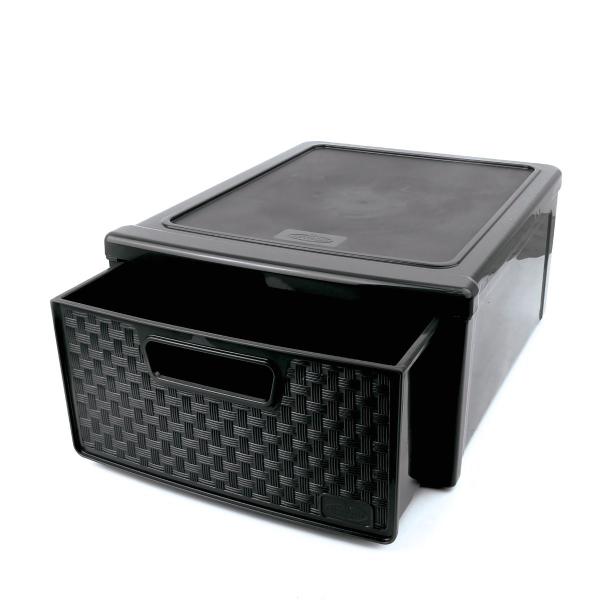 Imagem de Gaveteiro Organizador Modular Rattan Multiuso 7,9 L