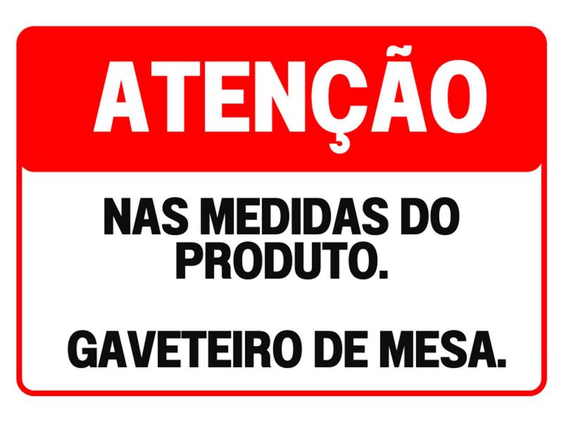 Imagem de Gaveteiro Retangular 4 Gavetas Plástico