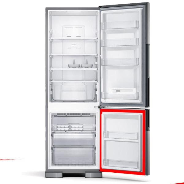 Imagem de Gaxeta Porta Freezer Geladeira Bre50 Para Brastemp 70x66