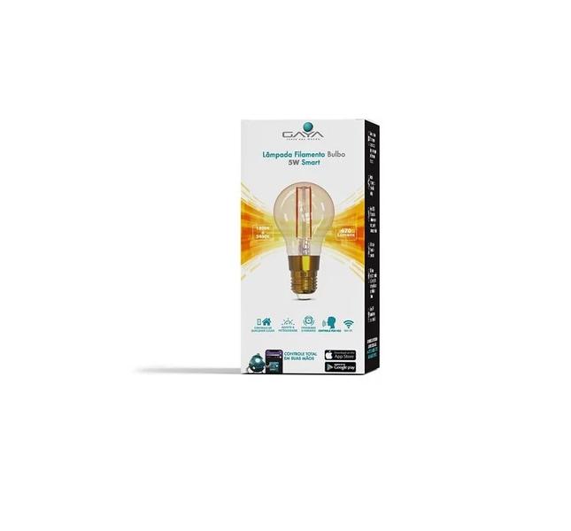 Imagem de Gaya Lâmpada Led Filamento Dimmer Smart 1800k A 2400k