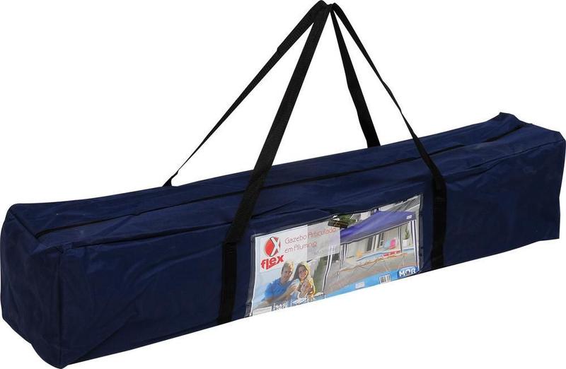 Imagem de Gazebo Articulado Mor X-Flex Oxford 3531 3x3m - Azul