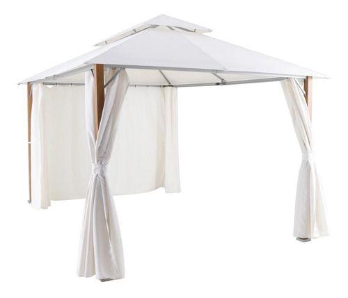 Imagem de Gazebo Importado De Alumínio - 285x301x401cm - Com Cortina