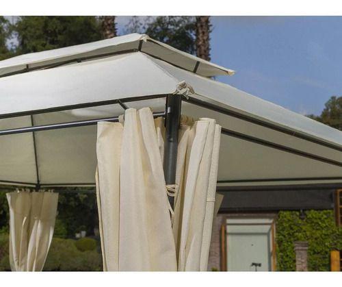 Imagem de Gazebo Pergolado Romano Com Cortinas 270x400x300cm - Premium