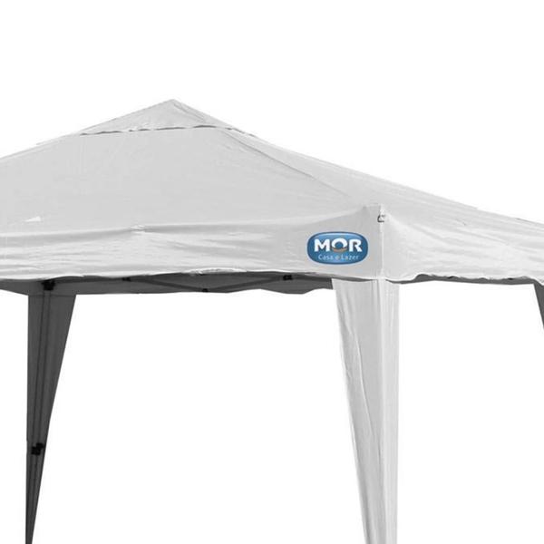 Imagem de Gazebo Tenda 3x3 Mts X-flex + 2 Paredes Branca Dobravel Articulada  Mor 