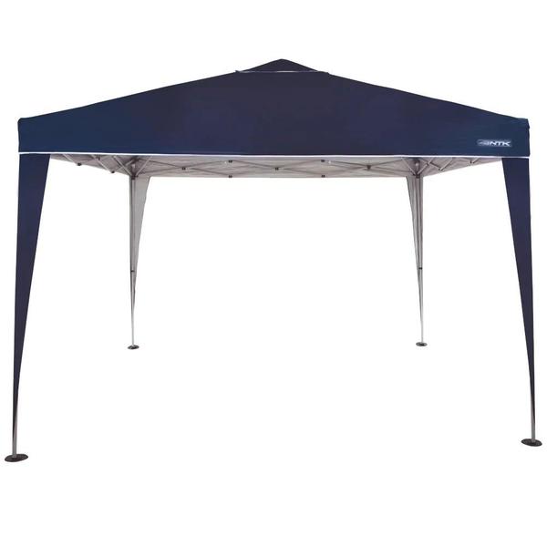 Imagem de Gazebo Tenda Dobravel Trixx 3 X 3m Ntk + 2 Cadeiras de Praia 8 Posicoes  Kit 