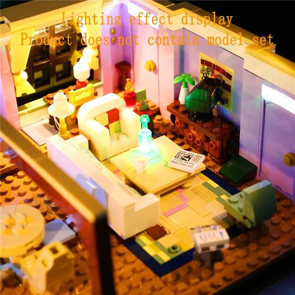 Imagem de GEAMENT LED Light Kit Compatível com Lego The Friends Apartments - Conjunto de Iluminação para o Criador 10292 Modelo de Construção (Lego Set Não Incluído)