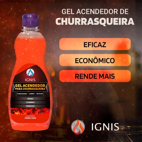 Imagem de Gel Acendedor Para Churrasqueira Ignis 500ml