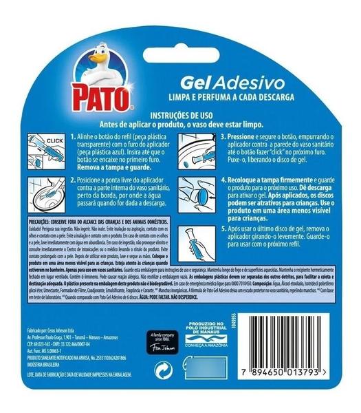 Imagem de Gel Adesivo Para Sanitários Pato Marine C Aplicador Kit 3