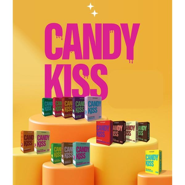 Imagem de Gel Beijavel Massagem Corporal Intimo Candy Kiss Sabor 35ml