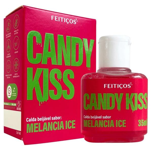 Imagem de Gel Beijavel Massagem Corporal Intimo Candy Kiss Sabor 35ml