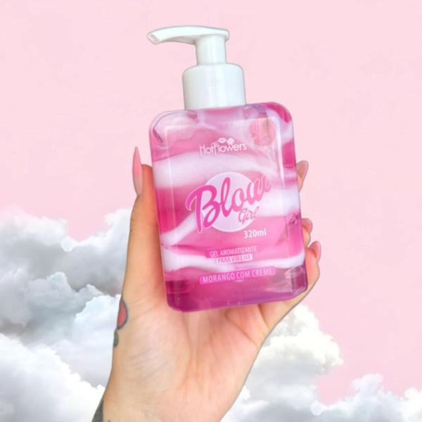 Imagem de Gel Blow Girl Beijável Morango + Creme Hot Flowers - 320ml