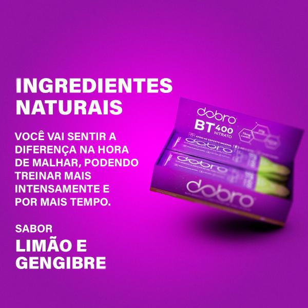 Imagem de Gel bt nitrato sabor limão e gengibre  caixa c/10 dobro