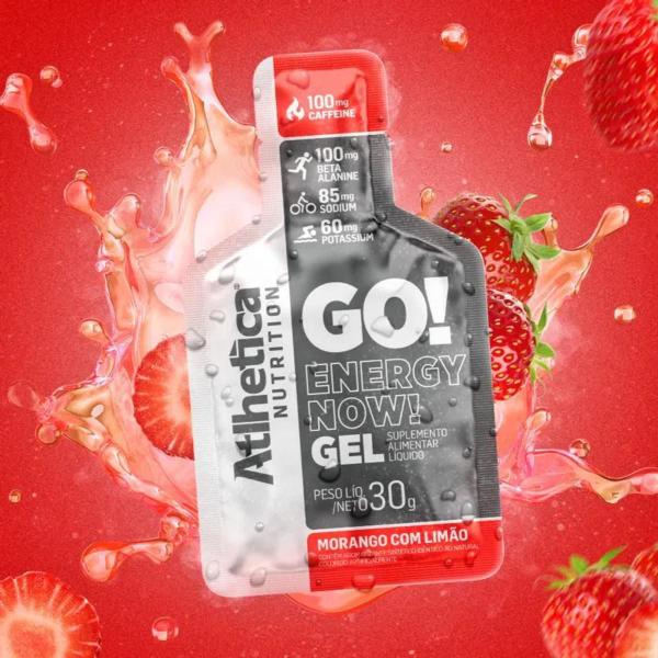 Imagem de Gel Carb Go Energy Now Atlhetica 10x30g Beta Alanin Cafeina