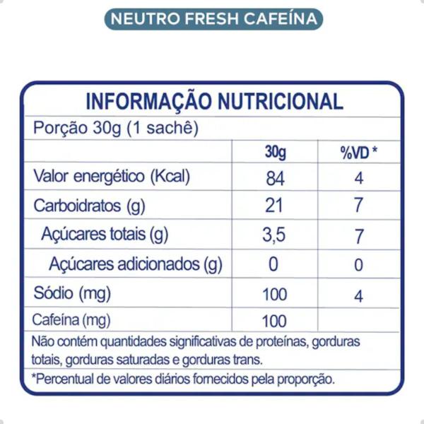 Imagem de Gel Carbo Carbs Fresh Cafeina Vegano 30g 10 Saches 300g Dobro