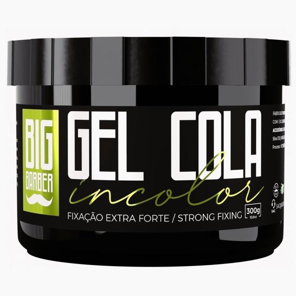 Imagem de Gel Cola Big Barber 300g Incolor Caixa Com 3 Unidades