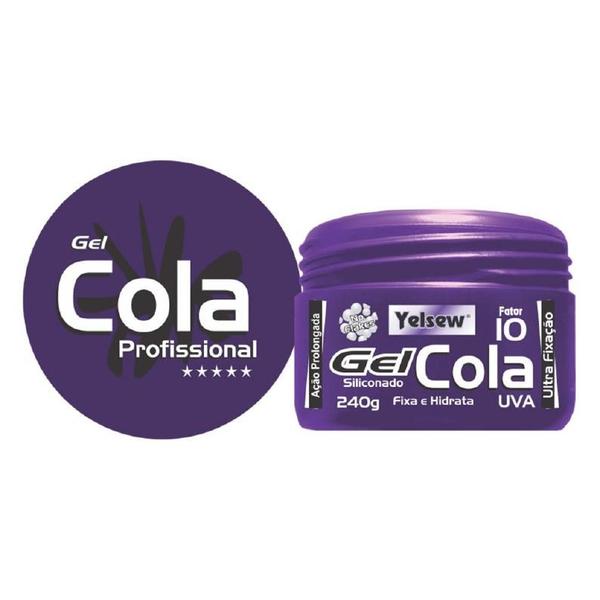 Imagem de Gel Cola Capilar Yelsew Uva 240g