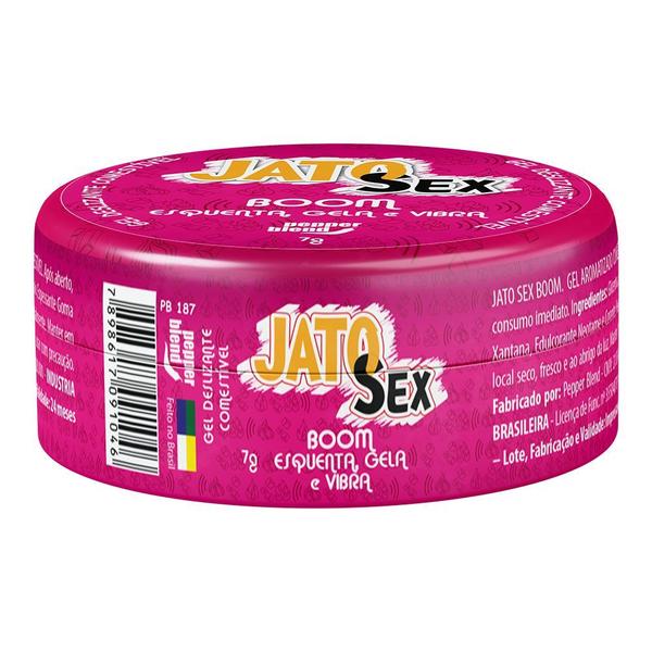 Imagem de Gel Comestível Jato Sex Boom Esquenta, Gela e Vibra 7g Pepper Blend