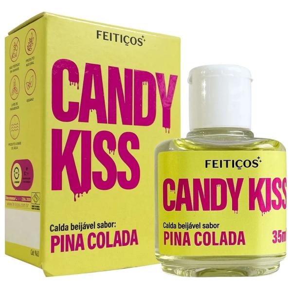 Imagem de Gel Corporal Intimo Beijável Candy Kiss Pina Colada 35ml