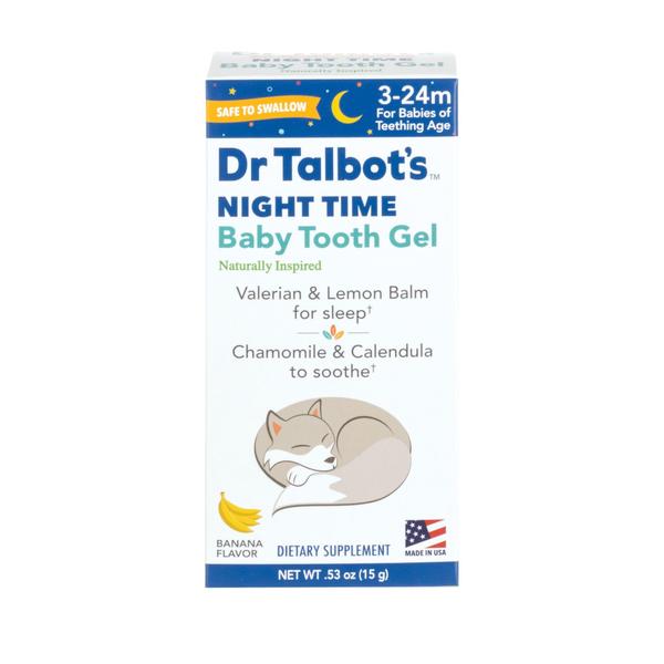 Imagem de Gel de dente para bebês Dr. Talbot's Night Time Banana Flavor 15mL