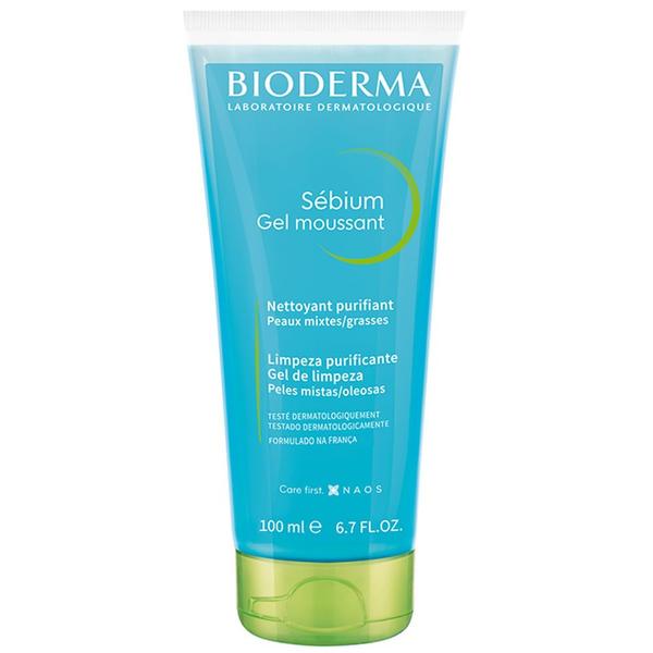 Gel de Limpeza Facial Antioleosidade de Alta Tolerância Bioderma Sébium Gel Moussant