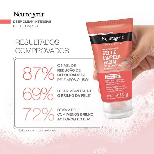 Imagem de Gel de Limpeza Neutrogena Deep Clean Grapefruit 60g