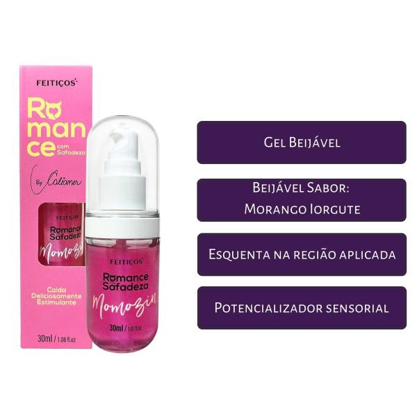 Imagem de Gel de Massagem Beijavel Romance Momozin Calianer 30ml