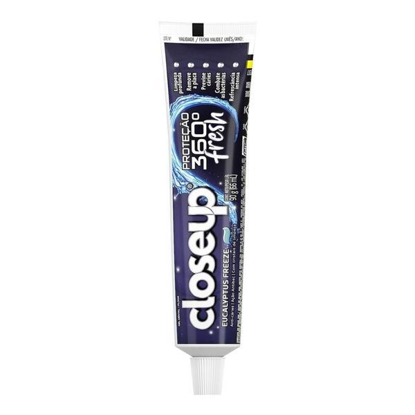Gel Dental Close Up Proteção 360º Fresh Eucalyptus Freeze 90g Imagem de Gel Dental Close Up Proteção 360º Fresh Eucalyptus Freeze 90g