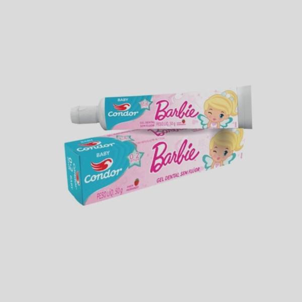 Imagem de GEL DENTAL CONDOR S/ FLUOR 0 a 2  ANOS - BARBIE