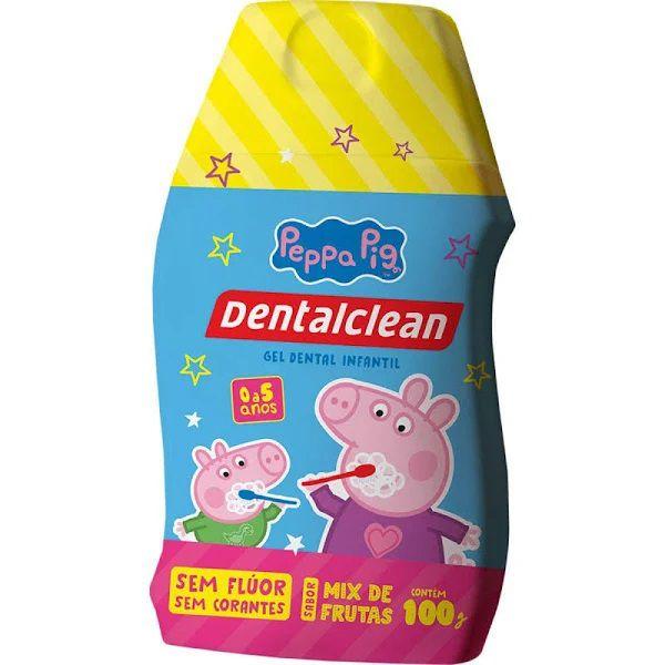 Imagem de Gel Dental Infantil sem Fluor MIX de Frutas Peppa PIG Dentalclean 100G